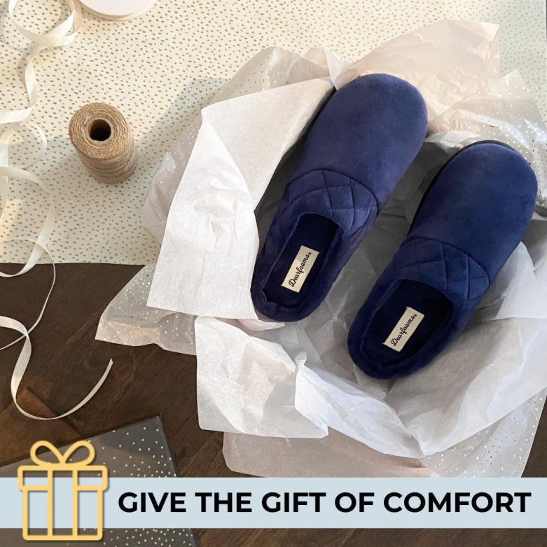 Women's Fuzzy Memory Foam Cable Knit Claire Clog House Slipper with Wide Widths - Image 6